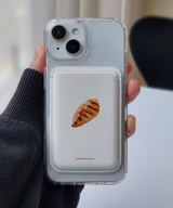 chicken breast MagSafe leather card wallet 