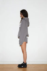 Sporty 333 hoodie - charcoal