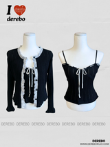 Lily Lace Sleeveless Cardigan Two-Piece Set