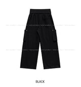 Cord Strap Folding Cargo Training Pants