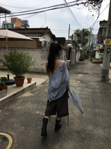 Kine Shirred Bermuda Pants (3color)