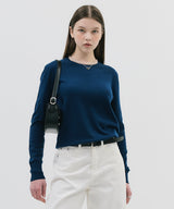 ESSENTIAL SOFT ROUND KNIT_ULTRAMARINE BLUE