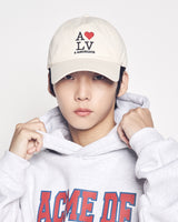 25FW LOVE ADLV コットンボールキャップ ベージュ