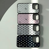 [MADE] s ★ dot. (grey) glass bumper iPhone case
