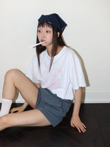 STRIPE JERSEY SHORTS (BLUE)