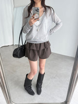 june deep v-neck knit (3color)