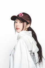 25SS NOISE MOTION LOGO HOODIE IVORY