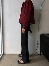 ASCLO セインステッチセルヴィッジデニムパンツ (2color)