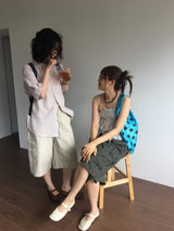 ピクシースモークフリルブラウス (3color)