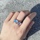 8 gemstone Ring