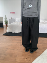 ビオリピンタックバルーンスラックスパンツ（2c）