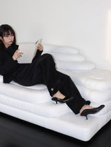 コーデュロイストラップパンツ (BLACK)