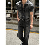 [S/S] Cool western denim half shirts (2color)