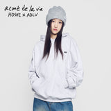 24FW HOSHI X ADLV ワッペンパーカー メランジ
