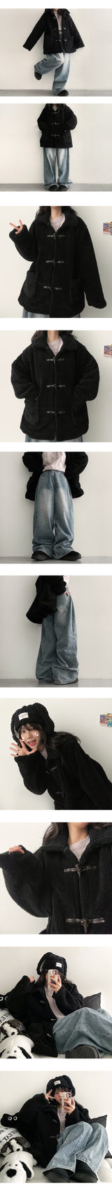 Dota ダブルサイドウールカラー トッポッキ コート