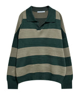 LEAF COLLAR KNIT