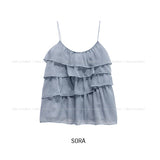 Eed Chiffon Tiered Blouse