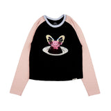 ベリーイーズジェリーラグランロングスリーブTシャツ