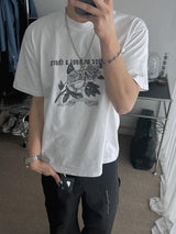 3 TAP ローズシルケット半袖Tシャツ (2color)