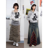 Black long-eared hat villain cardigan sweatshirt