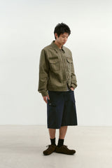 モンキーポケットカーゴショーツ (Washed Navy)