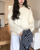 Ribble Mohair Wool Round Knit