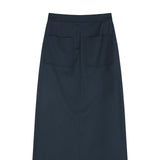 Front Slit Skirt Navy