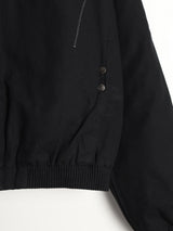 Hairy hooded bomber jacket