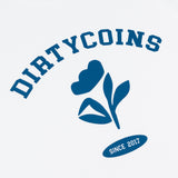 DirtyCoins Floral Silhouette White