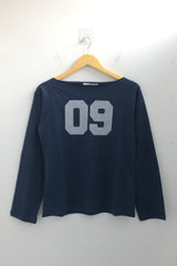09 ボートネック クロップドトップ