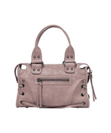 BELTED WASHING LEATHER MINI BAG (BABY PINK) F26QE991