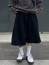 Wide Sweat Bermuda Pants 3C