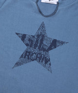 スターグラフィック長袖Tシャツ_スチールブルー