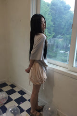 Lace Pumpkin Skirt (Salmon)