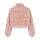 Muffin Curl Fleece High Neck Jumper 233667777