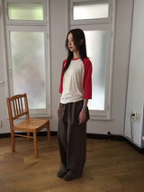 Cozy Raglan Sleeveless T-shirt (7color)