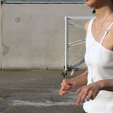 Single Buckle sleeveless_ivory