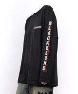 BBD オーバーラップロゴロングTシャツ (ブラック)
