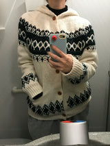 Santa Nordic Knit Hoodie (4c)