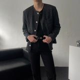 CR Monic Denim Round Tweed Jacket (2 colors)