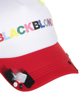 BBD アンカバーカラーズロゴトラッカーメッシュキャップ (レッド)