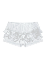 FRILL MICRO PANTS (WHITE)