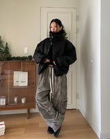 Dyed Parachute Cargo Pants
