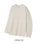 Logane USA Supima cotton overfit long sleeve tee