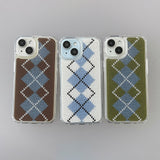 CLASSIC ARGYLE HARD JELL CASE_BROWN