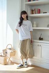 26SS★ Cat's Heart Chain Embroidery Short Sleeve Tee