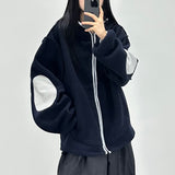 リバースエルボーフリースジップアップ