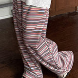 Nana Stripe Banding Pants (red)