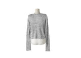 Gron Soft Scratch Wool See-Through Knit Cardigan