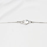 Steel Square Necklace